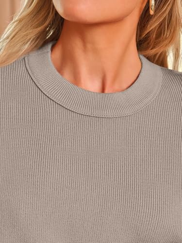 LILLUSORY Women 2 Piece Matching Lounge Sweater Sets 2026 Fall Outfit - color: Light Tan, size: Small