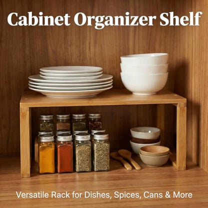 Kitchen Cabinet Organizer Riser, Versatile Pantry Organizers and Storage
