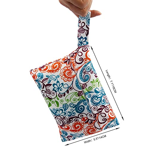 PINOWU Nursing Pads, Large 4.7", 10 Washable Pads - color: Multicolor