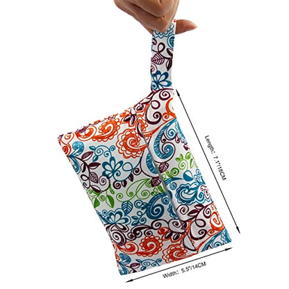 PINOWU Nursing Pads, Large 4.7", 10 Washable Pads - color: Multicolor