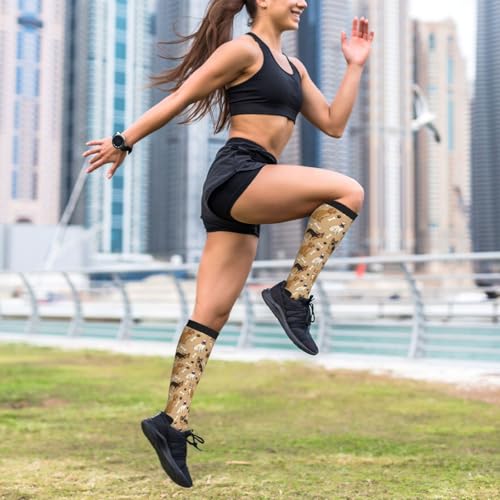 Compression Sock Graduated Knee High Sock for Women Men - color: 14