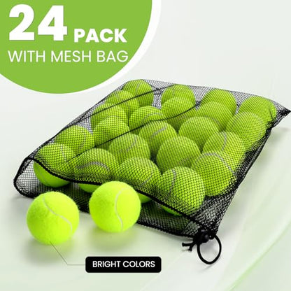 FURWEY Tennis Ball,6/12/24/36/40/80 Pack Training Balls,Dog Balls - size: 24P