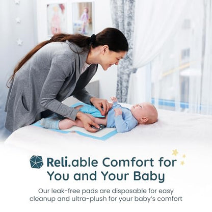 Reli. Disposable Changing Pads for Baby | 110 Pack | 13" x 18"