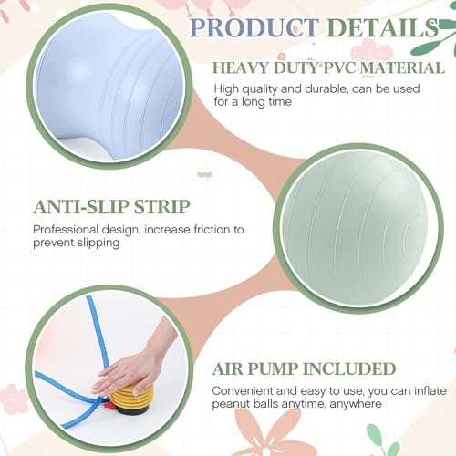 Jexine Peanut Ball for Kids Therapy Pregnancy - color: Morandi Color