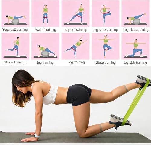 Resistance Bands Set, 5 Levels for Women and Men