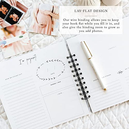 Single Mom Pregnancy Journal: Welcoming Our Little One, A simple black and white pregnancy journal for single moms
