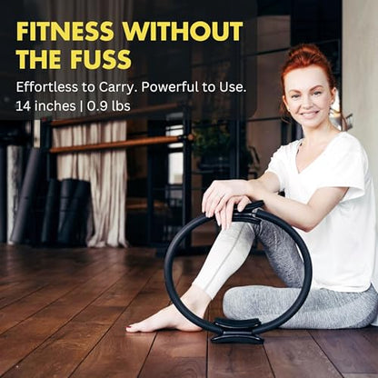 ProBody Pilates Circle - 14 Inch Magic Circle Pilates Ring - color: Black