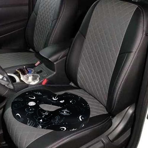 Donut Pillow for Hemorrhoids Seat Cushion for Tailbone Pain Relief - color: Gothic