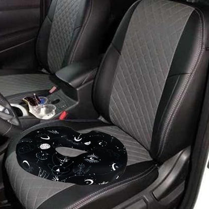 Donut Pillow for Hemorrhoids Seat Cushion for Tailbone Pain Relief - color: Gothic