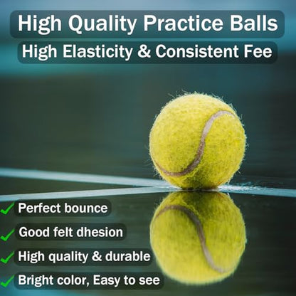 Swingers Tennis Balls, 6/20/36/80 Pack Training Exercise Balls for Pet Dog - color: Yellow, size: 6 PACK