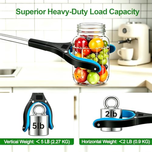 43"+36" Long Grabber Reacher Tool for Seniors &12" Mini Iron Grabber - color: 43"+36"+12"