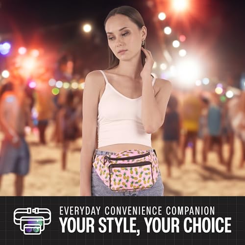 SoJourner Waterproof Fanny Pack, Pineapple - color: Pineapple v2