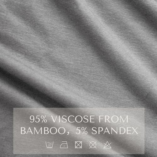 Konssy Rayon Made from Bamboo Nursing Cover for Breastfeeding - color: Grey
