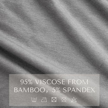 Konssy Rayon Made from Bamboo Nursing Cover for Breastfeeding - color: Grey