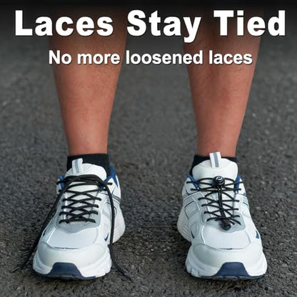 RJ-Sport Tieless Elastic Shoe Laces for Adults and Kids - color: Number 003 - Solid Beige
