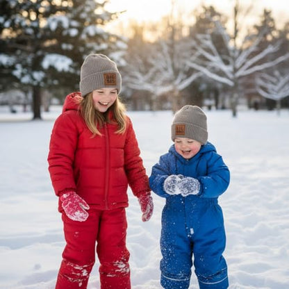 Cute Beanies Warm Soft Winter Hat Christmas Beanie Unisex - color: Sis Bro Sets