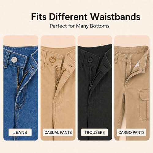 30pcs Button Waist Extenders for Men and Women Jeans Pants