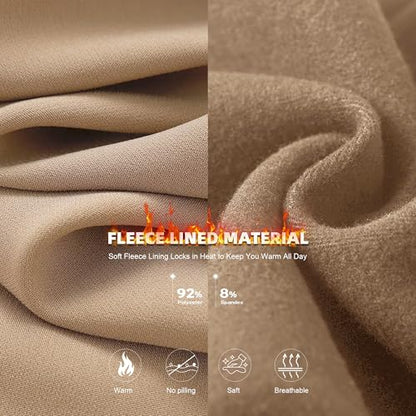 Hi Clasmix Seamless Fleece Lined Leggings Women - color: 02-nude, size: XX-Large