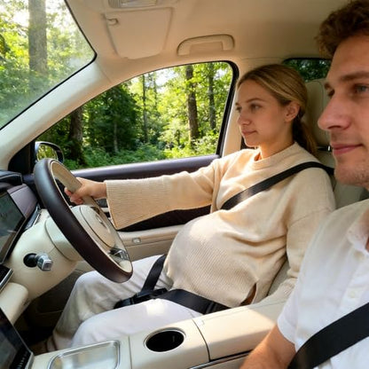 Mimibelt Car Seat Pillow for Pregnancy (Pink) - color: Pink
