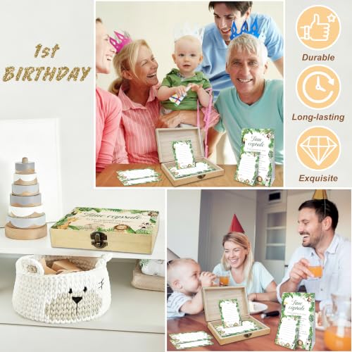 Baby Time Capsule Box Kit, Jungle Animals Time Capsule Cards (B10) - style: Jungle Animals
