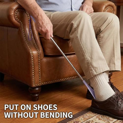 Adjustable Telescoping Shoe Horn - color: Purple