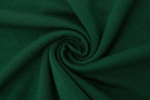 OThread & Co. Women's Basic Crop Tops Stretchy Casual Scoop Neck Sleeveless Crop Tank Top - color: Forest Green, size: Medium