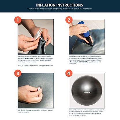 Retrospec Retrospec Luna Exercise Ball - color: Ocean Blue 2020