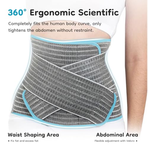 Dr.isla 4-in-1 Postpartum Belly Band-for Post Surgery Waist & Core Support - size: Medium