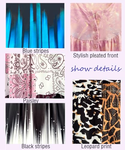 Womens Summer Plus Size Tops Blouses Short Sleeve Shirts Lace Pleated Tunic Tops M-4XL - color: A 02-122-leopard, size: Medium