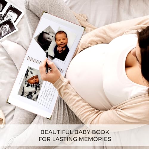 Keepsake Baby Memory Book for Boys and Girls - Timeless First 5 Year Book - color: Pink