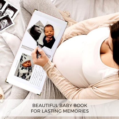 Keepsake Baby Memory Book for Boys and Girls - Timeless First 5 Year Book - color: Pink