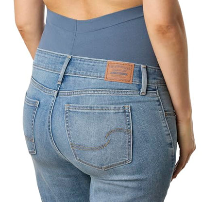 Levi Strauss Signature Gold Women's Maternity Comfort-Stay Bootcut Jeans - color: (New) Aromatic Air, size: Medium