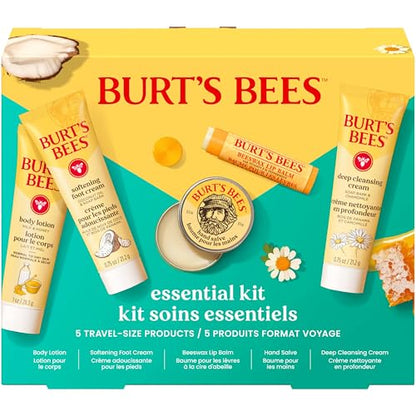 Burt's Bees Essentials Kit Gift Set, 5 Travel Size Products - style: Everyday Essentials Set- New