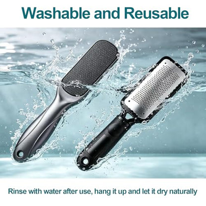 Foot File Set - Professional Stainless Steel Foot Scrubber