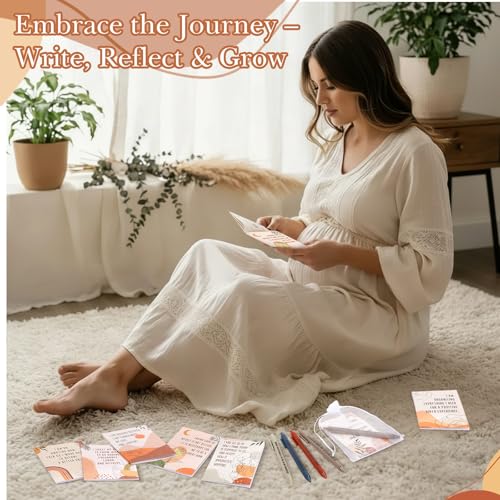 Mooliwe 24 Pcs Affirmation Notebooks Pens Bulk Gifts, Gratitude,New Mom - style: New Mom
