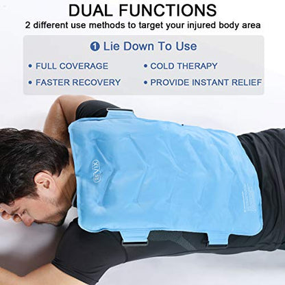 REVIX Large Ice Pack for Shoulder and Back Injuries and Full Back Ice Pack