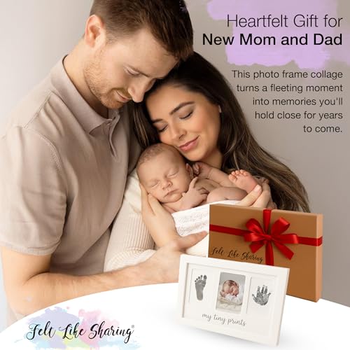 Felt Like Sharing My Tiny Prints Baby Handprint & Footprint Kit (Gray) - color: Gray