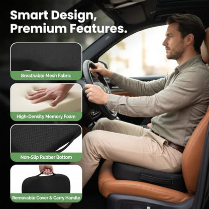 Gel Seat Cushion For Long Sitting Hip Butt Pad for Office Car Seat