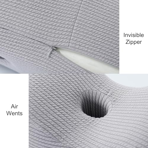 Leg Pillow Elevation Blood Circulation for After Surgery - color: Grey