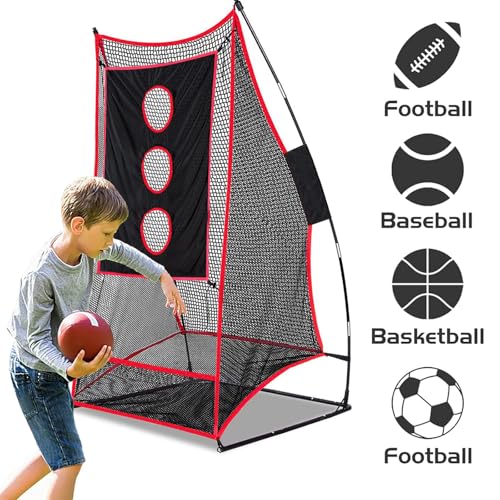 Football Kicking Practice Net Quick Setup Portable Carry Bag - size: 3X6FT