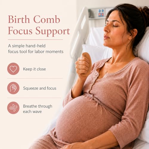 Labor Focus Trio, Birth Comb, Massage Ball & Clary Sage Roller