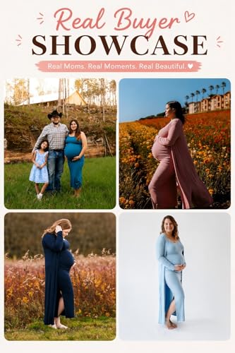 Rnxrbb 2 PCS Summer Fall Maternity Dresses Long Cardigan Set for Women - color: Navy, size: Small