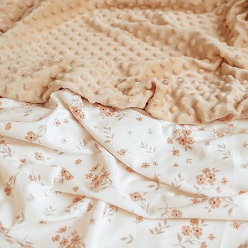 Konssy 2 Pack Nursing Pillow Covers, Soft Covers for Breastfeeding Pillows - color: Brown, Blossom