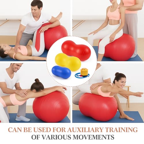 Jexine Peanut Ball for Kids Therapy Pregnancy - color: Rainbow Color