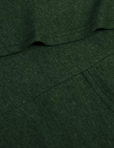 Joymom Maternity Warm Cowl Neck Nursing Sweatshirt Breastfeeding Tunic Tops - color: 1-dark Green, size: Medium