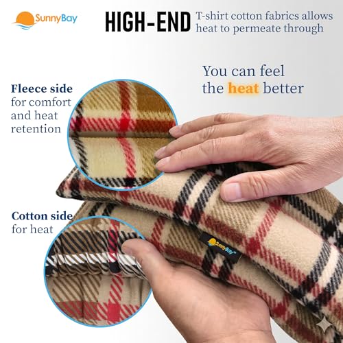 SunnyBay Heating Pad, Neck and Shoulder Wrap, 26x4 inch, London - color: London