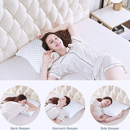 OSBED Shredded Memory Foam Pillows King Size 2 Pack - size: King (Pack of 2)