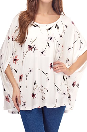 Smallshow Women's Nursing Top Maternity Poncho for Breastfeeding - color: Svp033