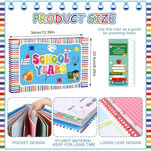 ReliThick First and Last Day of School Memory Book,Vibrant Blue - style: Vibrant Blue