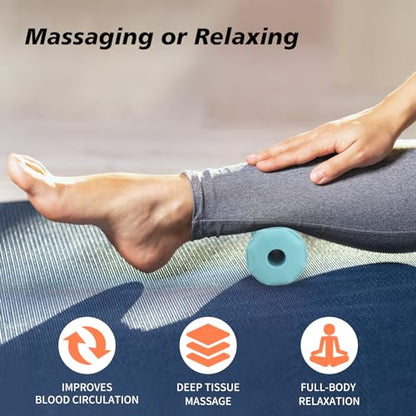 Blue Foot Massager Roller Set for Plantar Fasciitis, Arch&Heel Pain Relief - color: Blue Combination